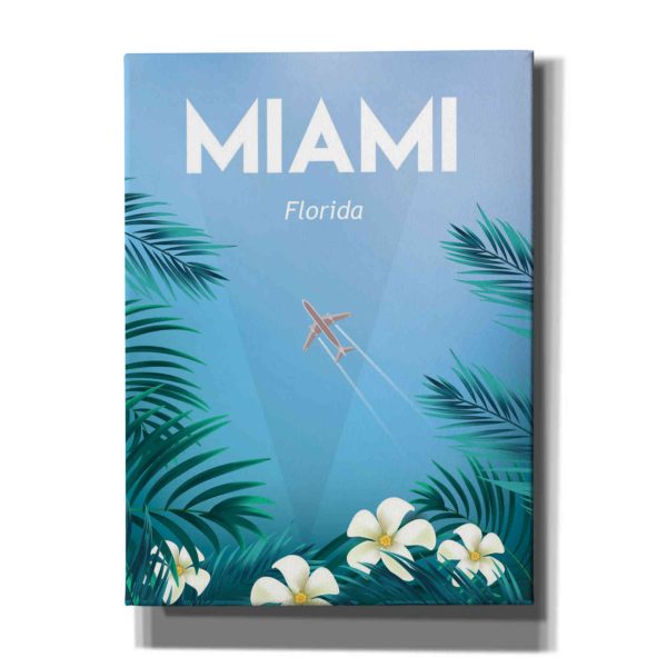 Miami  by Arctic Frame, Canvas Wall Art For Discount