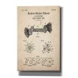 Dog Chew toy Blueprint Patent Parchment,  Canvas Wall Art on Sale