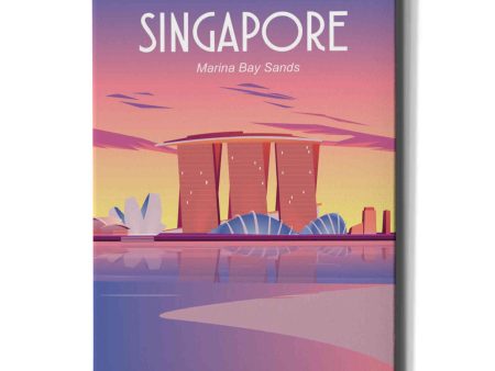 Singapore  by Arctic Frame Studio, Canvas Wall Art For Discount