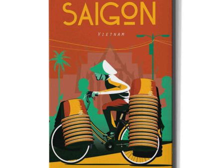 Saigon Vietnam  by Arctic Frame Studio, Canvas Wall Art Cheap