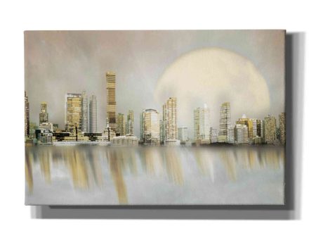 City In The Sky 2  by Hal Halli, Canvas Wall Art For Cheap