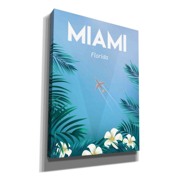 Miami  by Arctic Frame, Canvas Wall Art For Discount