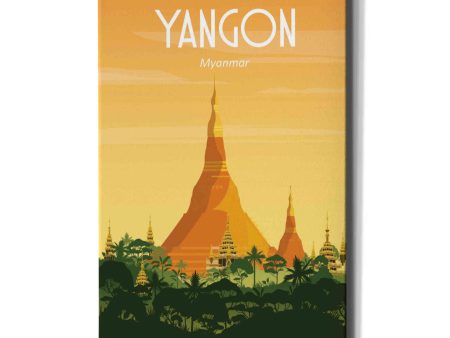 Yangon Myanmar  by Arctic Frame Studio, Canvas Wall Art Online