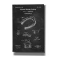 Horseshoe Blueprint Patent Chalkboard,  Canvas Wall Art For Sale