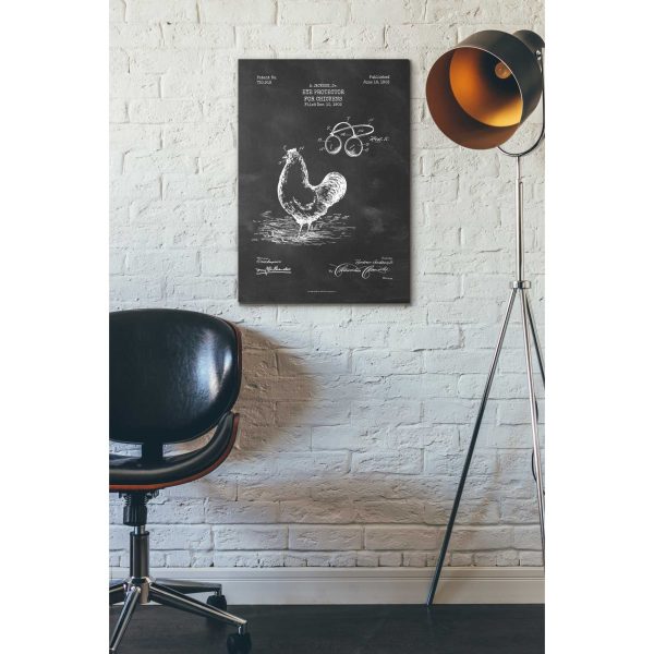 Eye Protector for Chickens Blueprint Patent Chalkboard  Canvas Wall Art Discount