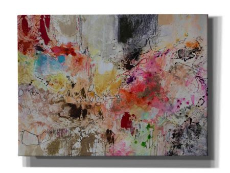 Flow Red 9  by Jennifer Gardner, Canvas Wall Art For Cheap