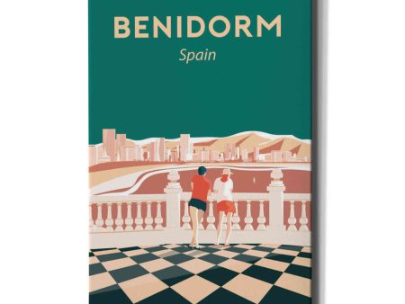 Benidorm  by Arctic Frame Studio, Canvas Wall Art Online Sale