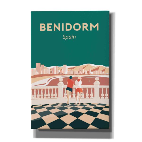 Benidorm  by Arctic Frame Studio, Canvas Wall Art Online Sale