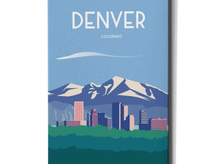 Denver  by Arctic Frame, Canvas Wall Art Hot on Sale