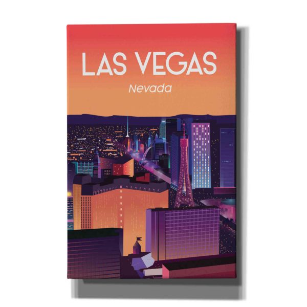 Las Vegas  by Arctic Frame Studio, Canvas Wall Art Sale