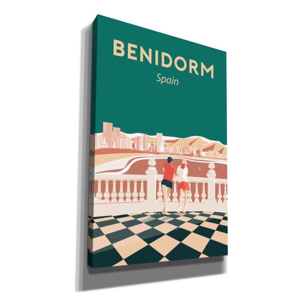 Benidorm  by Arctic Frame Studio, Canvas Wall Art Online Sale