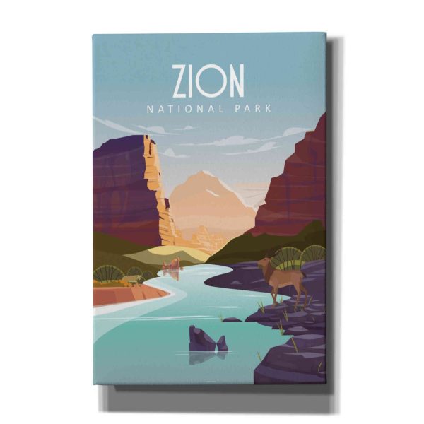 Zion National Park  by Arctic Frame Studio, Canvas Wall Art Discount