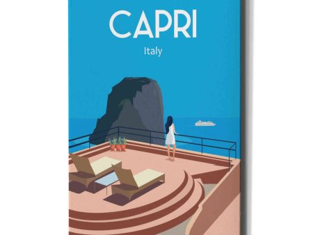 Capri Italy  by Arctic Frame, Canvas Wall Art Sale