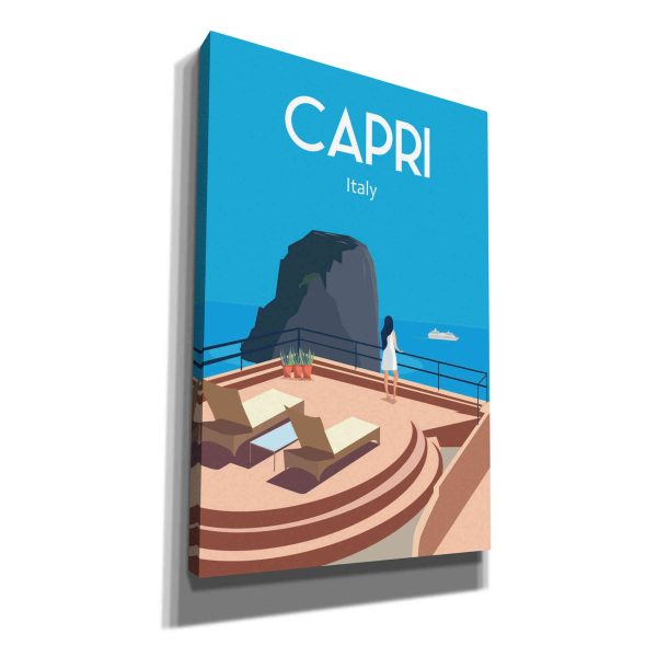 Capri Italy  by Arctic Frame, Canvas Wall Art Sale