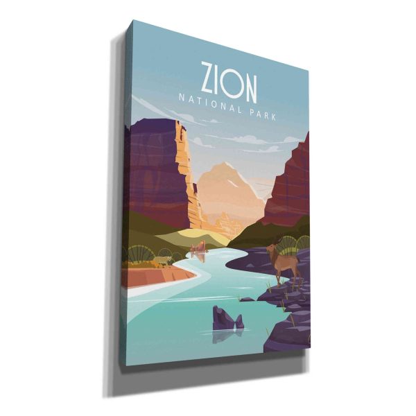 Zion National Park  by Arctic Frame Studio, Canvas Wall Art Discount