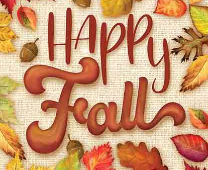 MOL2755 - Happy Fall - 12x16 Supply