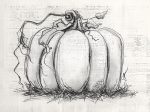 NOR346 - Sketchy Pumpkin - 16x12 Discount