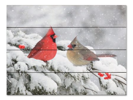 LD3136 - Cardinals in Snow - 16x12 Online