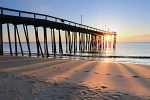 LD3324 - Sunrise at the Pier   - 18x12 Fashion