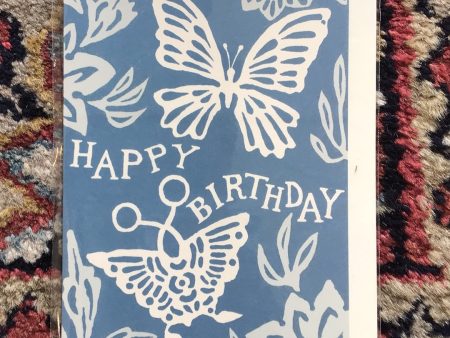 Happy birthday butterflies card Hot on Sale