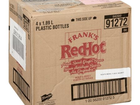 FRANKS - REDHOT SWEET & SPICY GINGER 4x1.89 LT on Sale