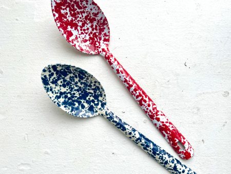 Splatterware Enamel Serving Spoon Online Hot Sale