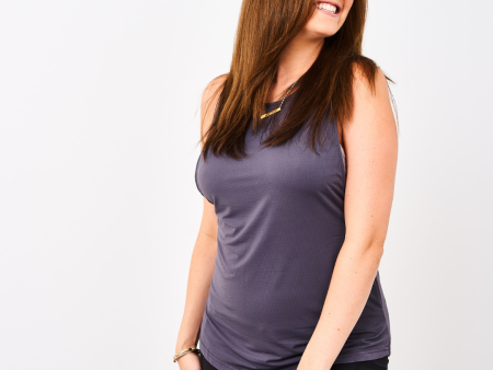 Latched Mama Side Access Mesh Nursing Tank - Final Sale Sale