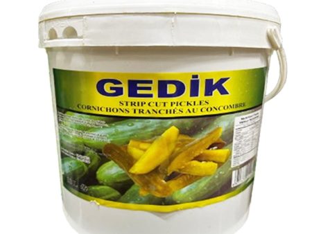 GEDIK - STRIP CUT CUCUMBER PICKLE 18LT on Sale