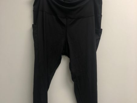 Outlet 6823 - Latched Mama High Waisted Leggings with Side Pocket - Final Sale - Black - 4X Hot on Sale