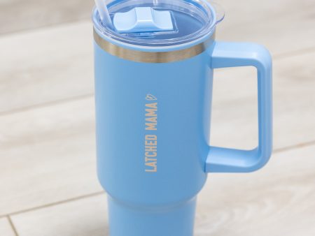 Latched Mama Travel Tumbler With Straw For Cheap