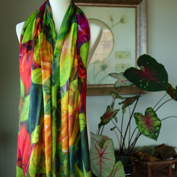 Anthurium Riot Modal ScarfSOLD OUT Sale