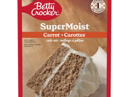 BETTY CROCKER - SUPER MOIST CARROT CAKE MIX 12x375 GR For Cheap