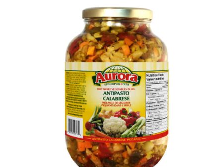 AURORA - ANTIPASTO CALABRESE HOT 2x4 LT For Cheap