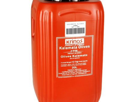 KRINOS - KALAMATA OLIVES JUMBO 12KG Supply