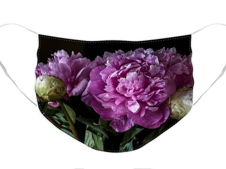 Peonies Still Life - Face Mask For Sale