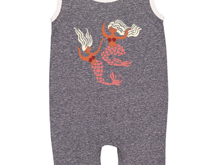 Latched Mama Unisex Infant Mermaids Romper - Final Sale For Sale