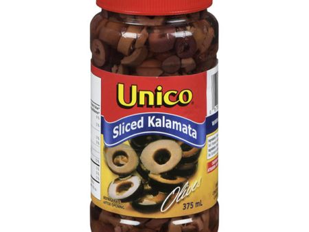 UNICO - SLICED KALAMATA OLIVES 12x375 ML Hot on Sale