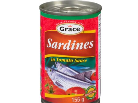 GRACE - SARDINES TOMATO SAUCE 50x155 GR For Discount