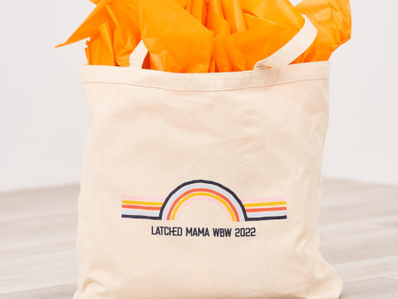 Latched Mama WBW 2022 Canvas Rainbow Reusable Bag - Final Sale Online Sale