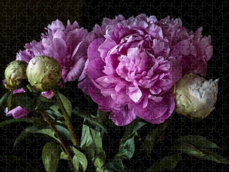 Peonies Still Life - Puzzle Supply