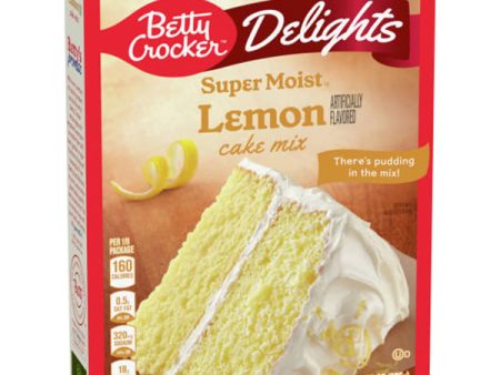 BETTY CROCKER - SUPER MOIST LEMON CAKE MIX 12x375 GR For Cheap