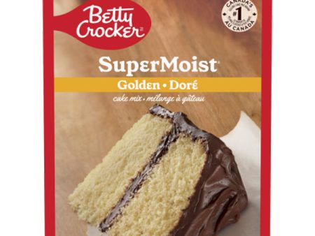 BETTY CROCKER - SUPER MOIST GOLDEN CAKE MIX 12x375 GR For Cheap