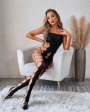 Bodystocking z wycięciami  cut-out  For Discount