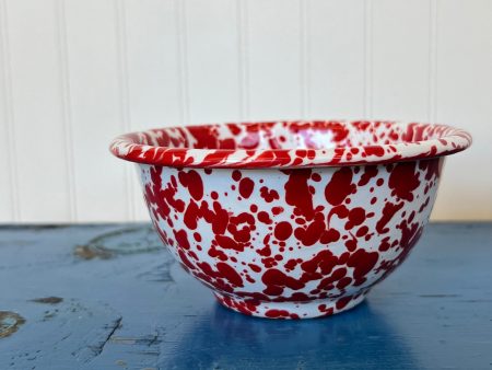 Enamel Splatterware Bowl Sale