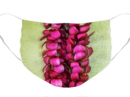 Pink Plumeria Lei - Face Mask Hot on Sale