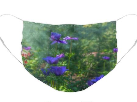 Anemone Flowers in the Sun Garden - Face Mask For Discount