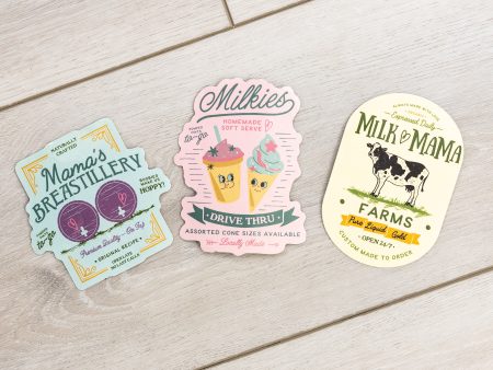 Latched Mama Vintage Milk Sticker Pack For Discount