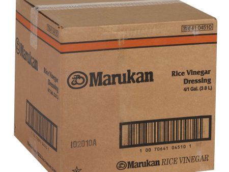 MARUKAN - RICE WINE VINEGAR SEASONED 4x3.78 LT Supply