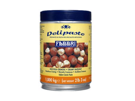 FABBRI - DELIPASTE CREAMY HAZELNUT 1KG For Cheap