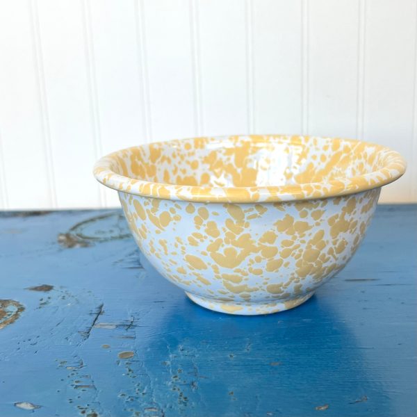 Enamel Splatterware Bowl Sale